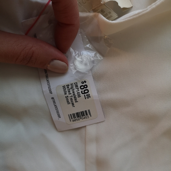 Dance and Marvel high-waisted white pants with tags - Picture 5 of 5